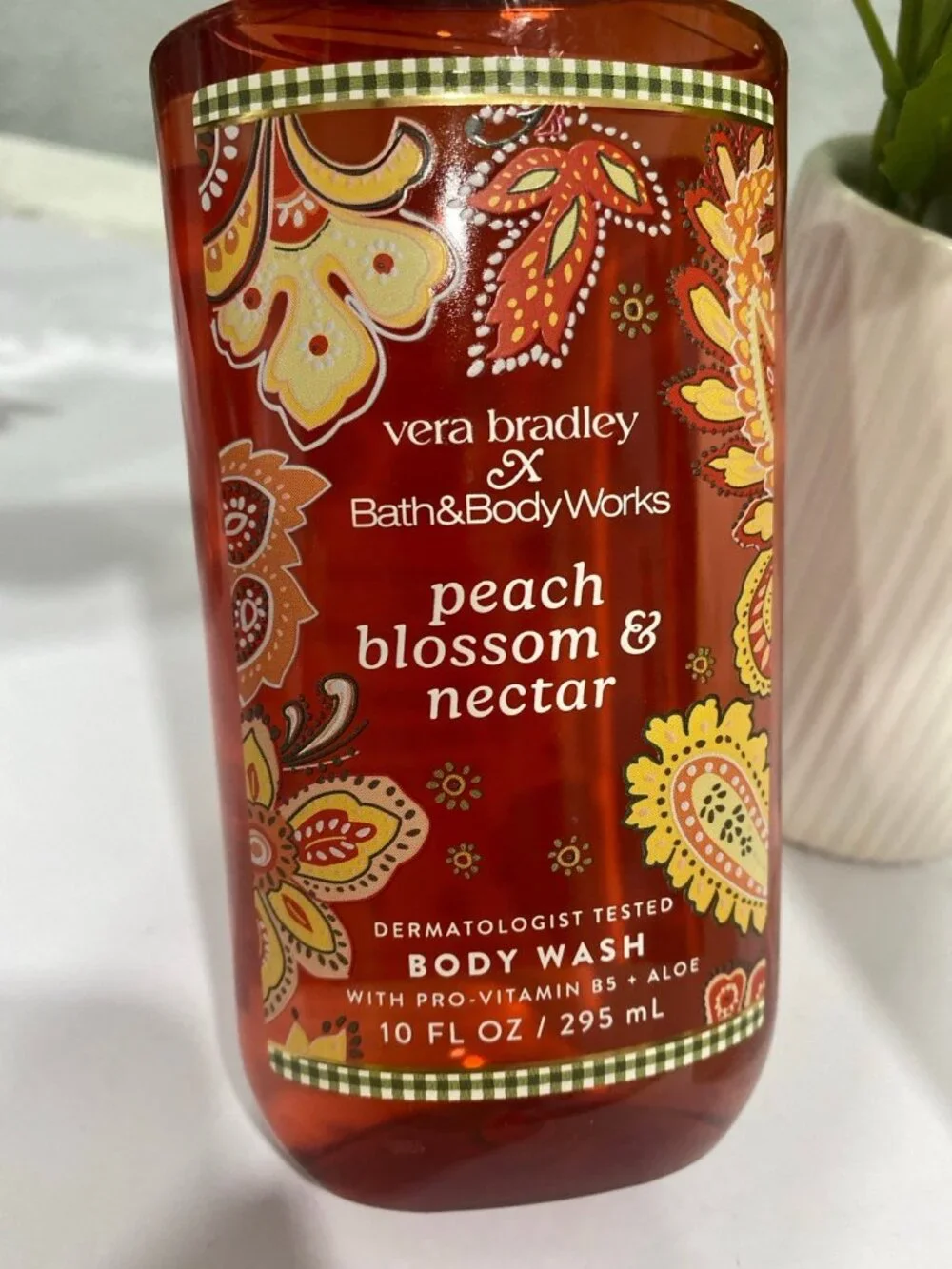 “Peach Blossom & Nectar” BBW Vera Bradley New Full Size 4-Pc Body Care Set - Picture 5 of 12